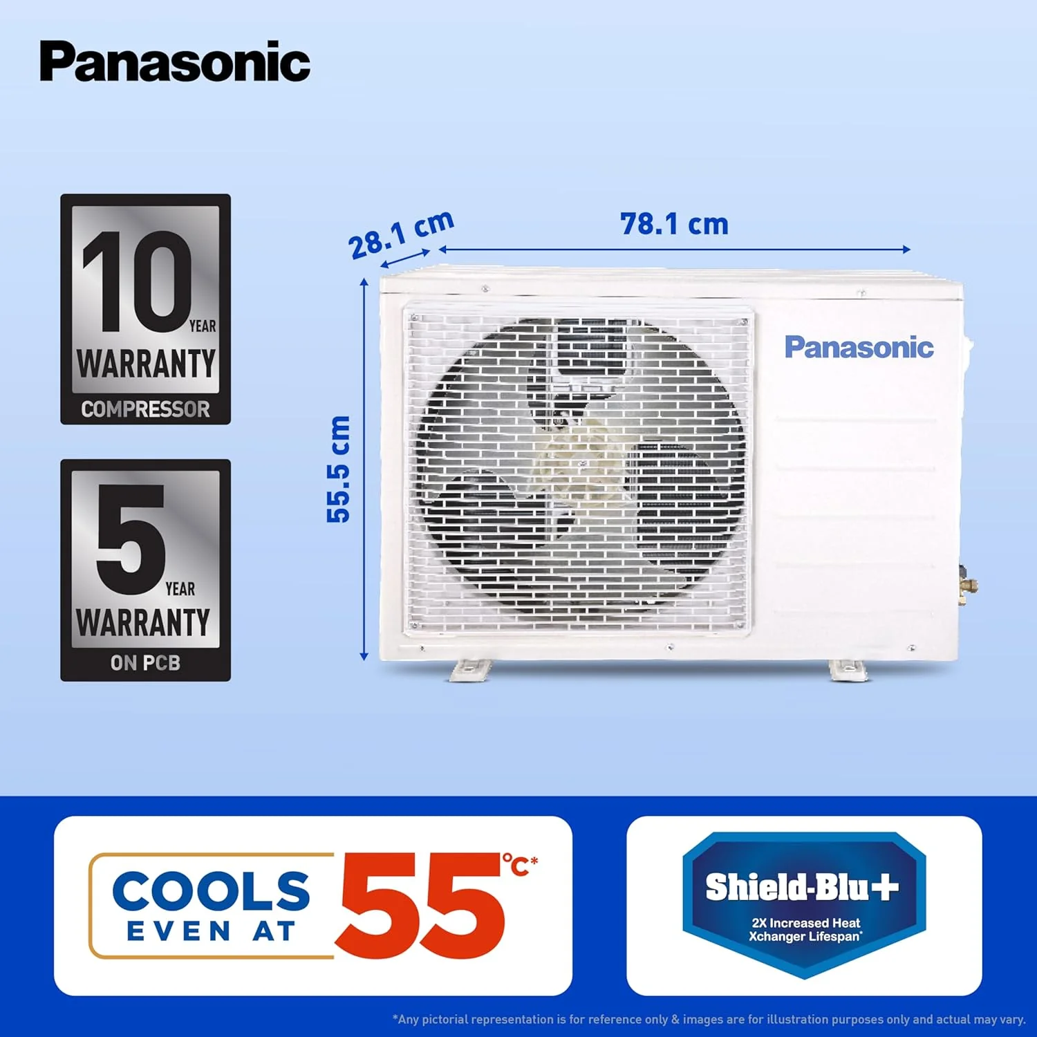 Panasonic 7 in 1 Convertible 1.5 Ton 3 Star Inverter Split AC (2024 Model, Copper Condenser, Ag Clean Plus Filter,With Eco Tough CS/CU-KU18AKY) - Image 4