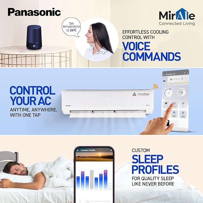 Panasonic 7 in 1 Convertible 1.5 Ton 3 Star Inverter Split AC (2024 Model, Copper Condenser, Ag Clean Plus Filter,With Eco Tough CS/CU-KU18AKY) - Image 5
