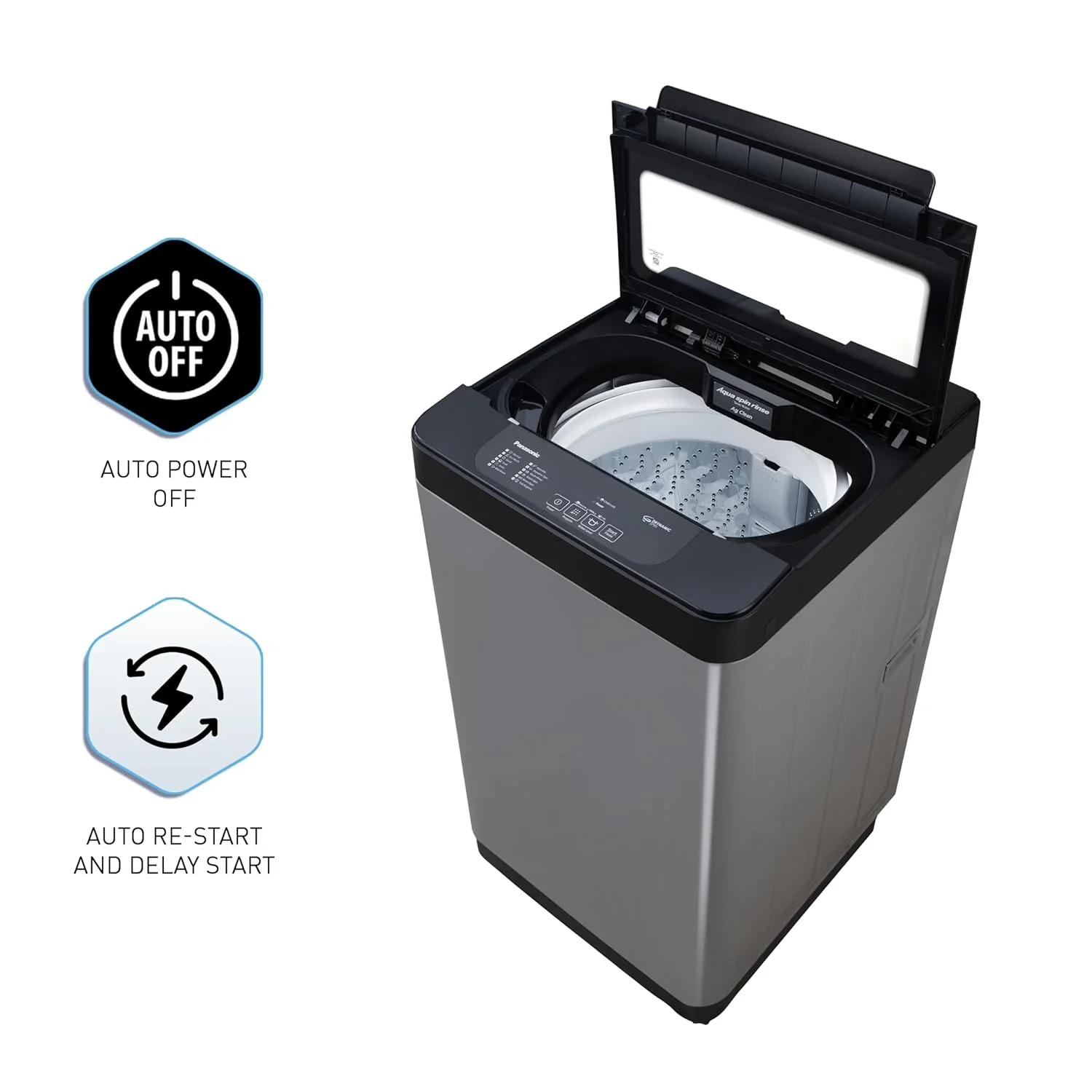 Panasonic 7 Kg 5 Star Fully-Automatic Top Load Washing Machine (NA-F70LF3CRB) - Image 5