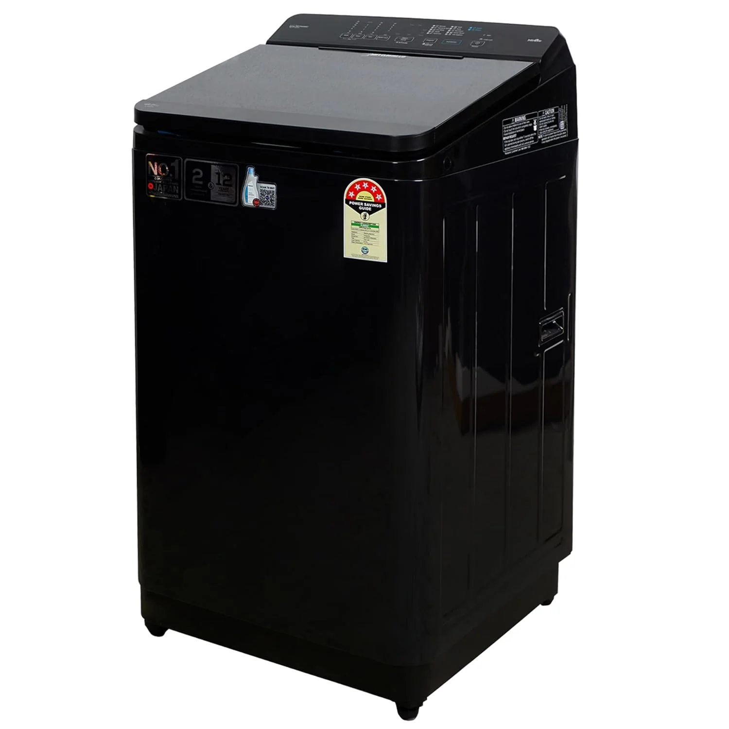Panasonic 8.5 kg 5 Star Fully Smart Automatic back panel Top Load Washing Machine With Wifi (NA-F85X11PRB, 12 Wash Programs, Active Foam System,Stain Master,Drynamic Spin,Pure Black) - Image 7