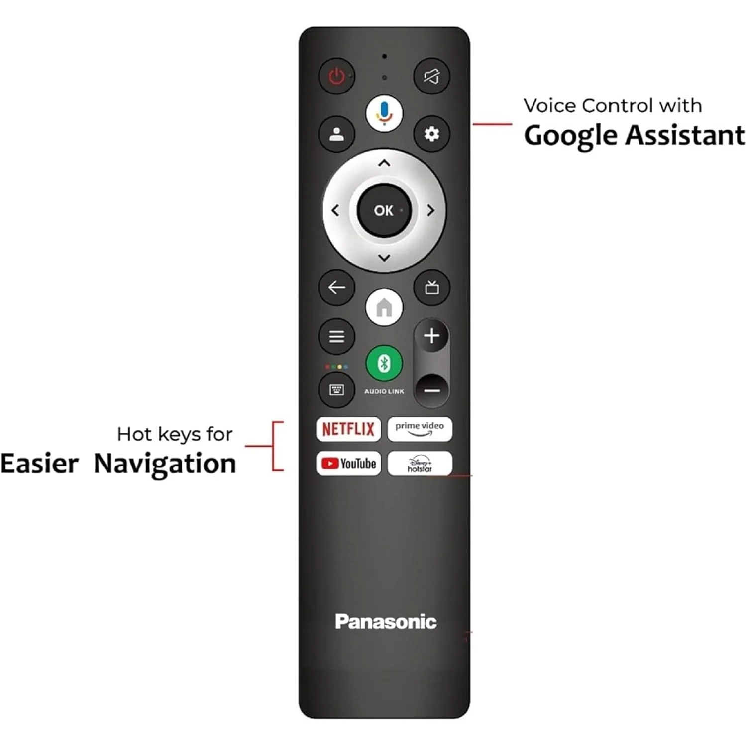 Panasonic 80 cm (32 inches) HD Ready Smart LED Google TV TH32MS660DX (Black) - Image 6