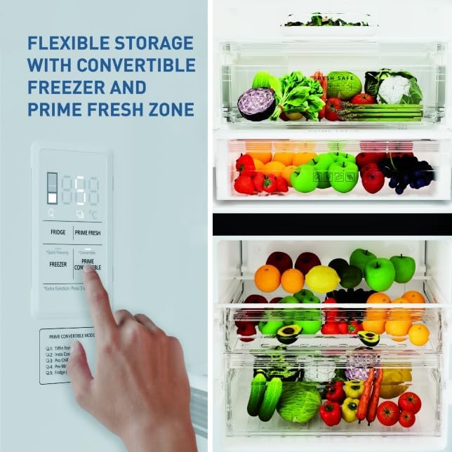Panasonic NR-BK468BQKN 401l 2 Star Prime Convertible AI Econavi 6-Stage Smart Inverter Frost-Free Double Door Bottom Mount Refrigerator - Image 7