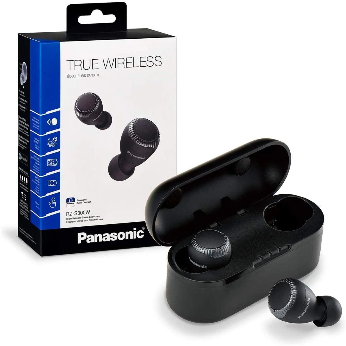 Panasonic RZ-S300W Truly Wireless Bluetooth In Ear Earbuds with Mic (Black) - Image 5