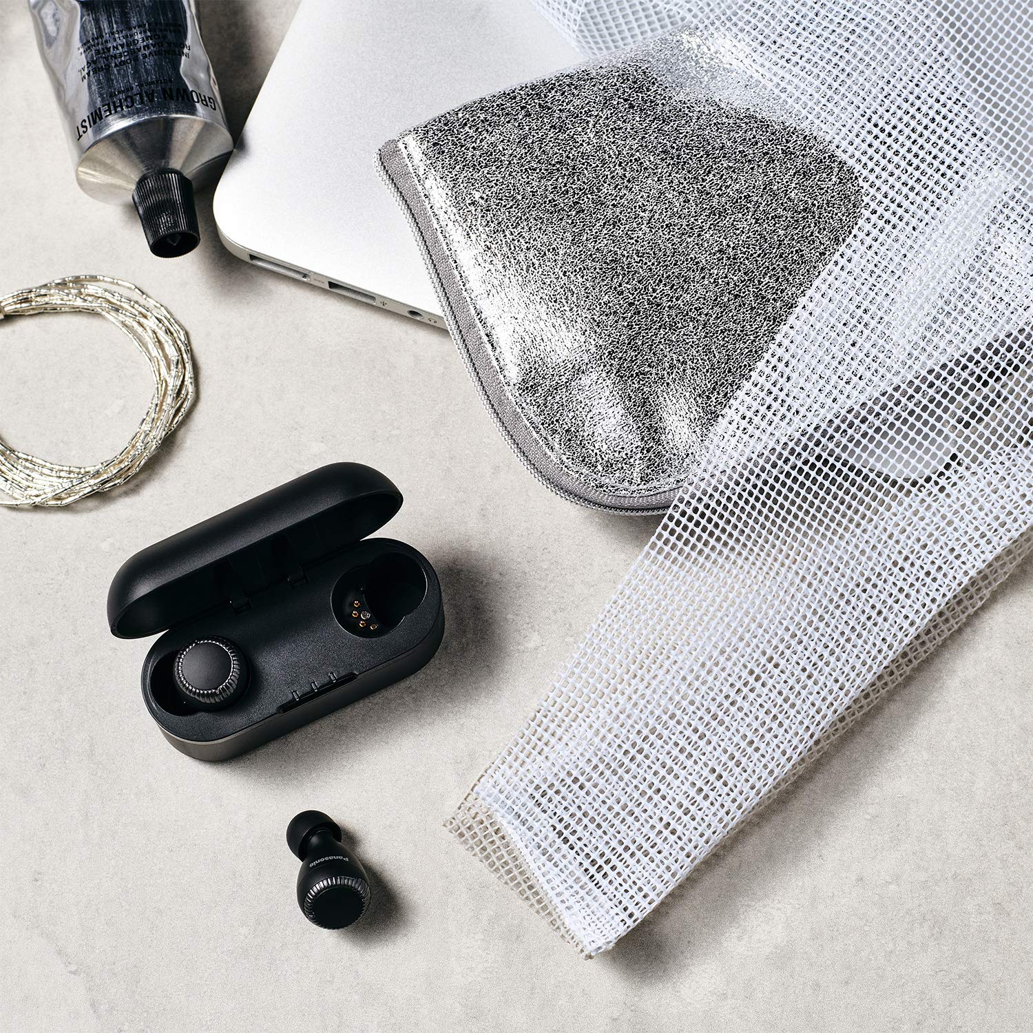 Panasonic RZ-S300W Truly Wireless Bluetooth In Ear Earbuds with Mic (Black) - Image 9