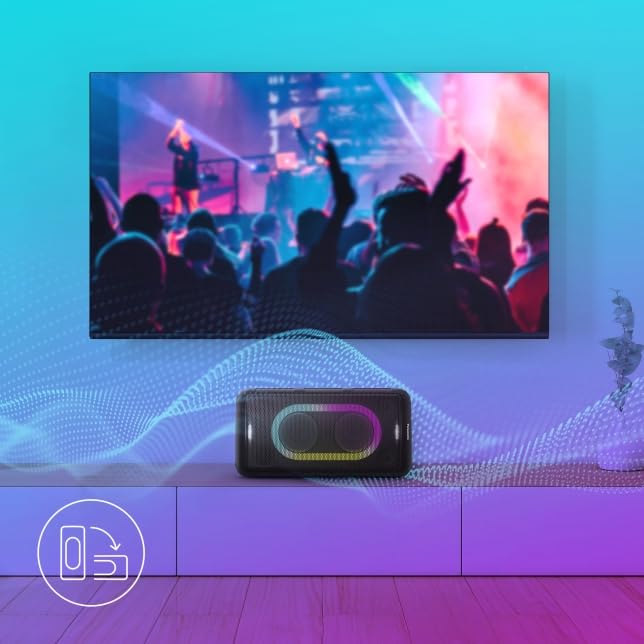 PANASONIC SC-BMAX10WWK 150 W BLUETOOTH PARTY SPEAKER (BLACK, STEREO CHANNEL) - Image 3