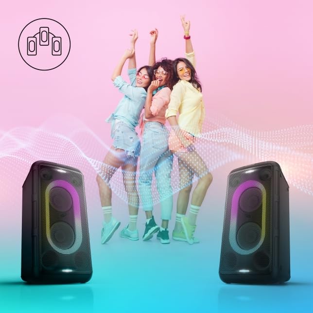 PANASONIC SC-BMAX10WWK 150 W BLUETOOTH PARTY SPEAKER (BLACK, STEREO CHANNEL) - Image 4