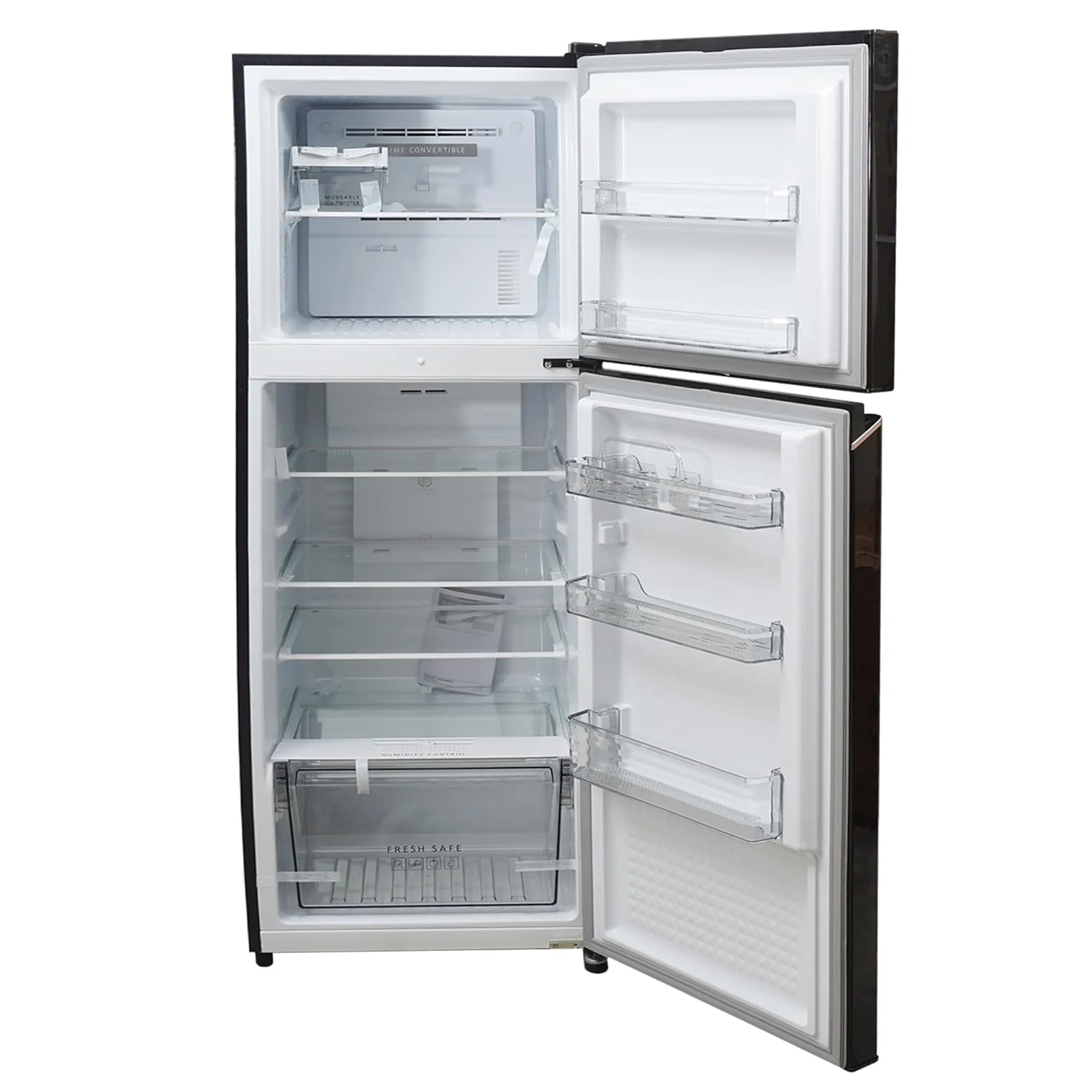 Panasonic TG Series 292 Litres 3 Star Frost Free Double Door Convertible Refrigerator with Surround Cooling Technology (NR-TG338CPKN, Diamond Black) - Image 4