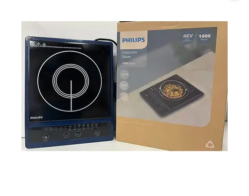 PHILIPS 1500 W Induction Cooktop Push Button (Blue, Black, HD4944) - Image 2