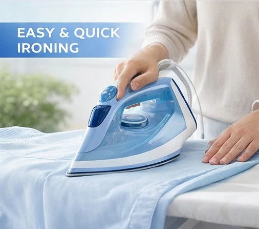 PHILIPS DST1510/20 1350 W Steam Iron (Blue) - Image 4