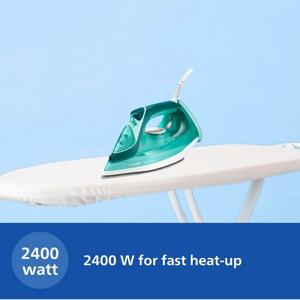 PHILIPS DST3030/70 2400 W Steam Iron (Green) - Image 3