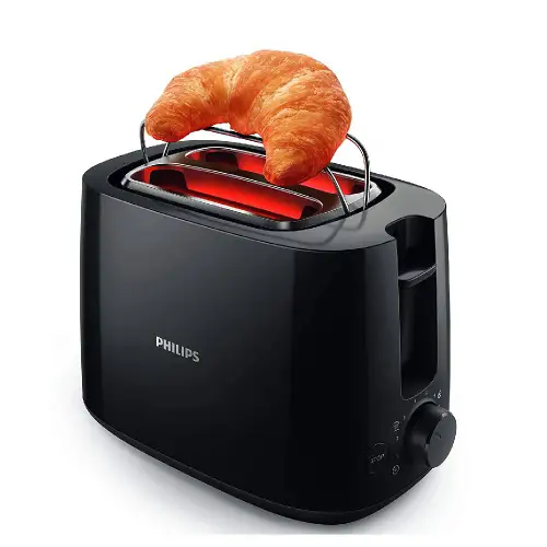PHILIPS HD2582/90 830 W Pop Up Toaster  (Black) - Image 2