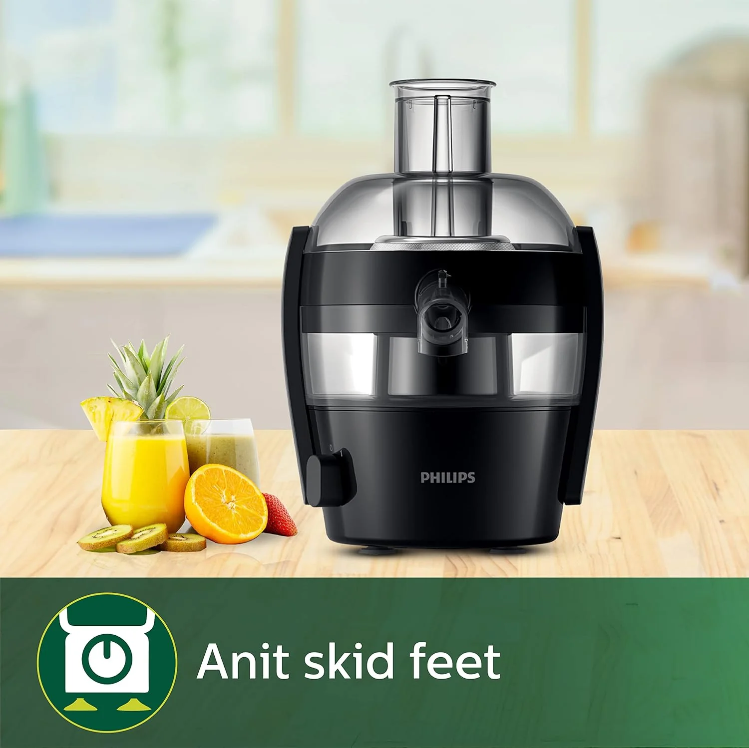 Philips Viva Collection HR1832/00 1.5-Litre Juicer, Ink Black - Image 5