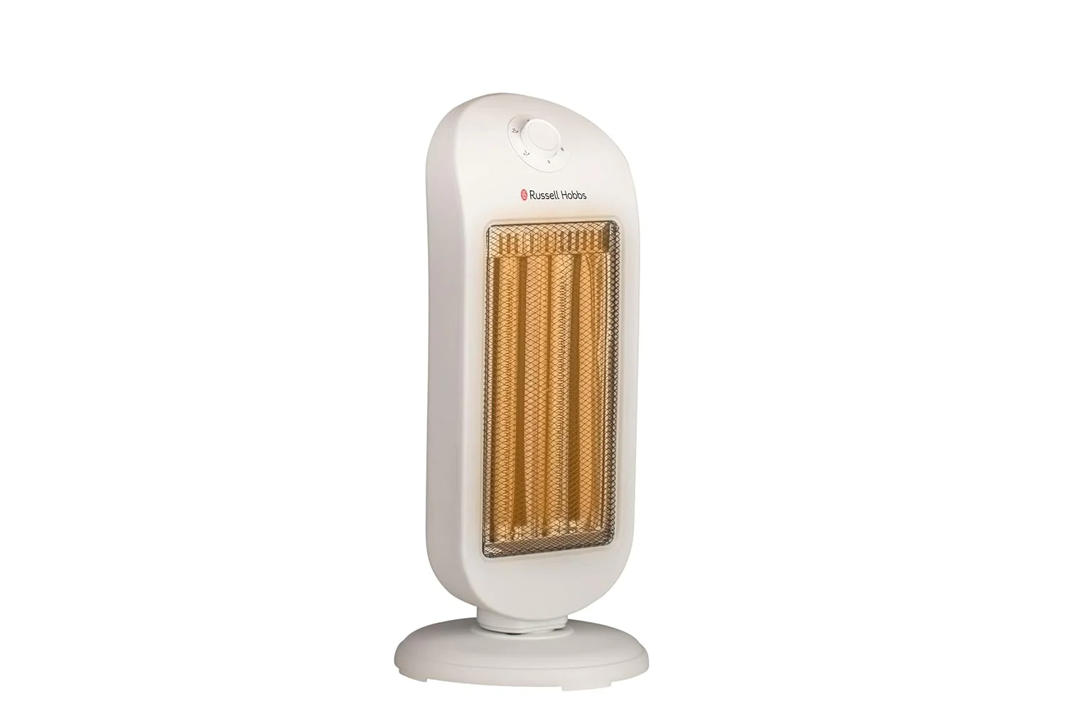 Russell Hobbs RCH1200NE 1200W Tower Beam Carbon Room Heater | Dual Carbon Tubes, Custom Heat Control, Oscillation, Safety Protection | Sleek Portable Winter Heater – White - Image 2