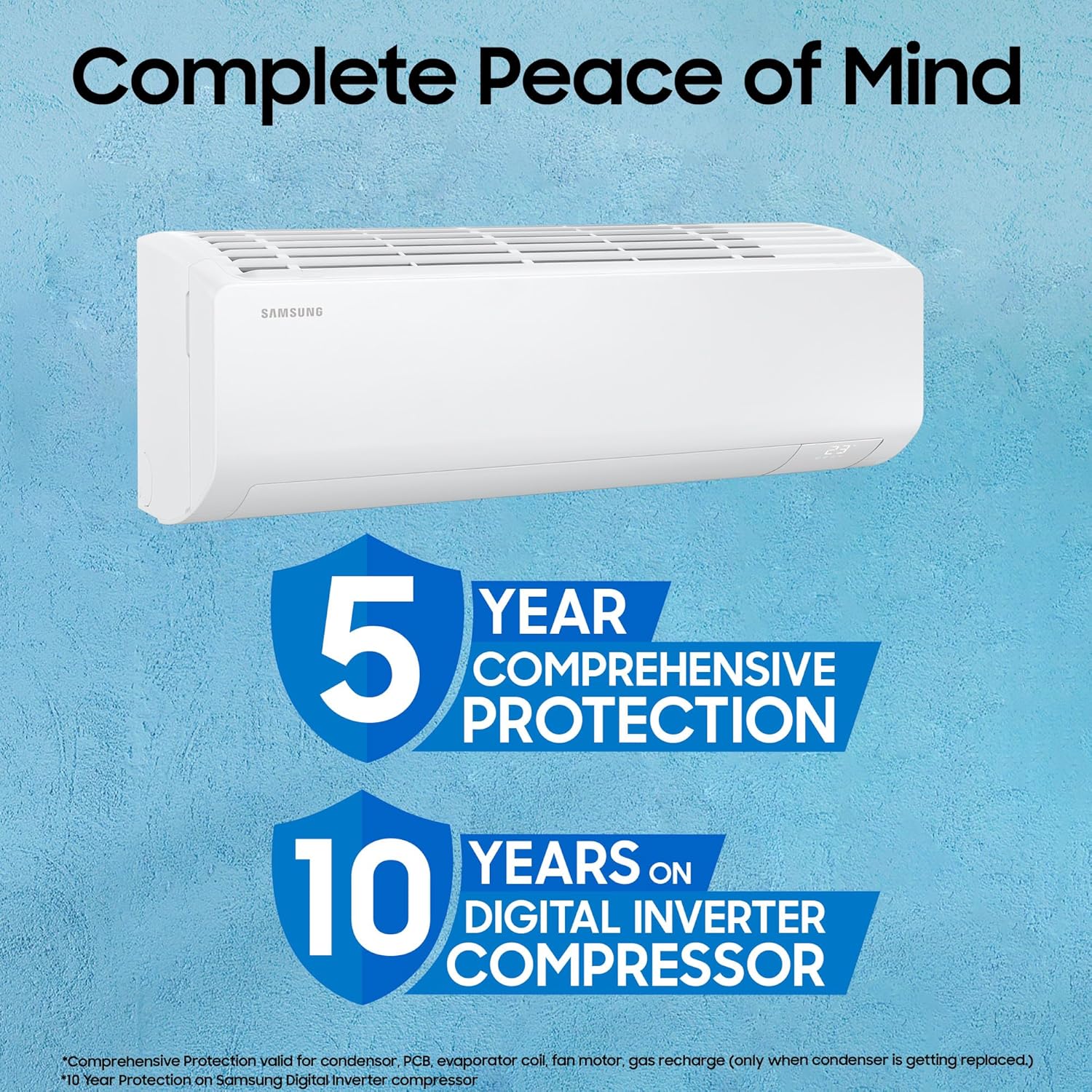 Samsung 1 Ton 5 Star AI Inverter Smart Split AC (WiFi, Energy Saving, Voice Control, Powerful Cooling, Copper, Digital Inverter, 4 Way swing, 5 Step Convertible,2026 MODEL BESPOKE AI AR50H12D1ZHNNA) - Image 3