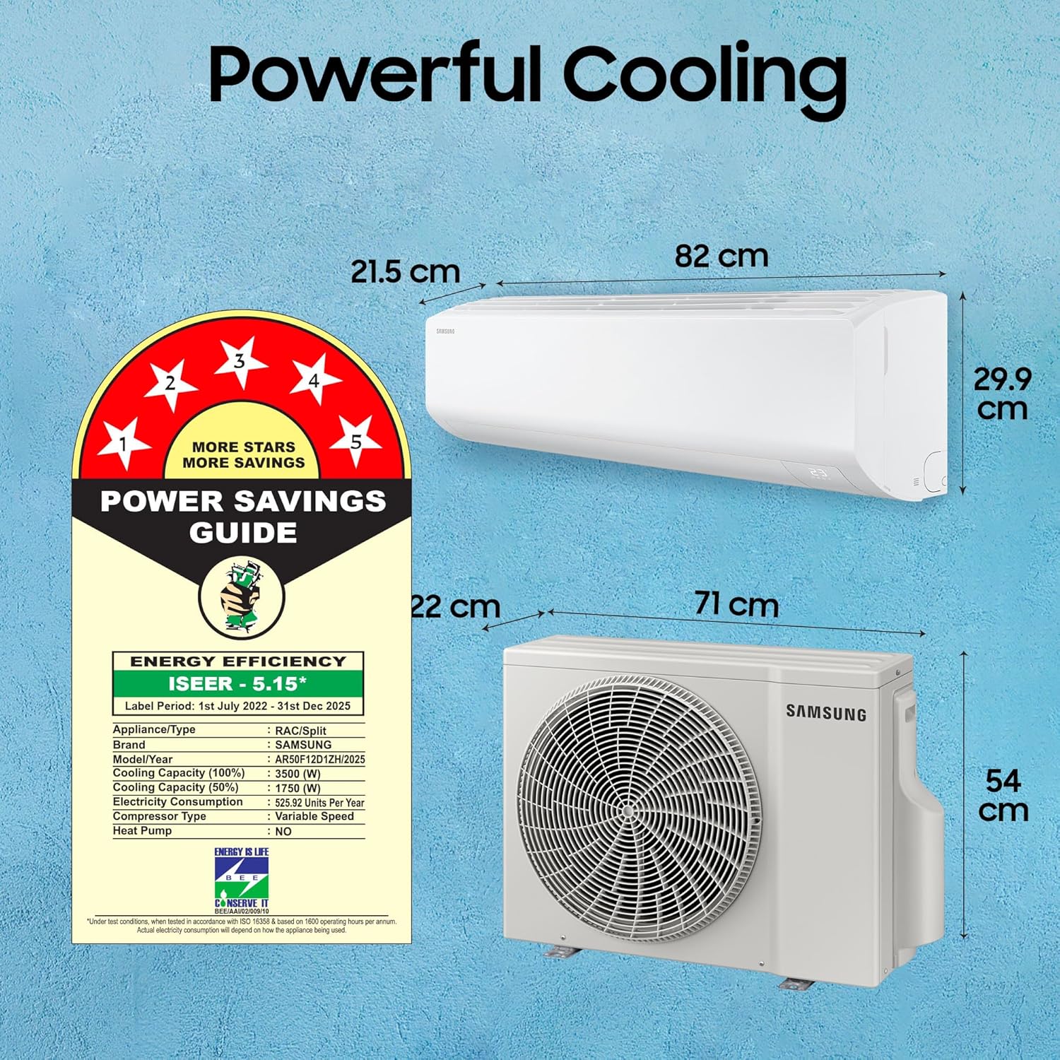 Samsung 1 Ton 5 Star AI Inverter Smart Split AC (WiFi, Energy Saving, Voice Control, Powerful Cooling, Copper, Digital Inverter, 4 Way swing, 5 Step Convertible,2026 MODEL BESPOKE AI AR50H12D1ZHNNA) - Image 4