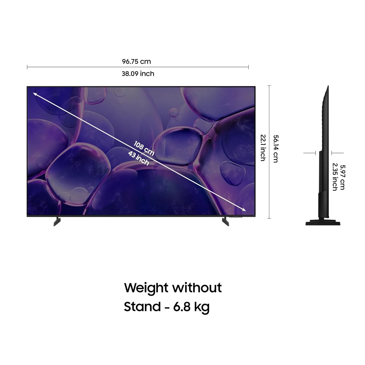 Samsung 108 cm (43 inches) Crystal 4K Ultra HD Smart LED TV UA43U8400FULXL (Black) - Image 16