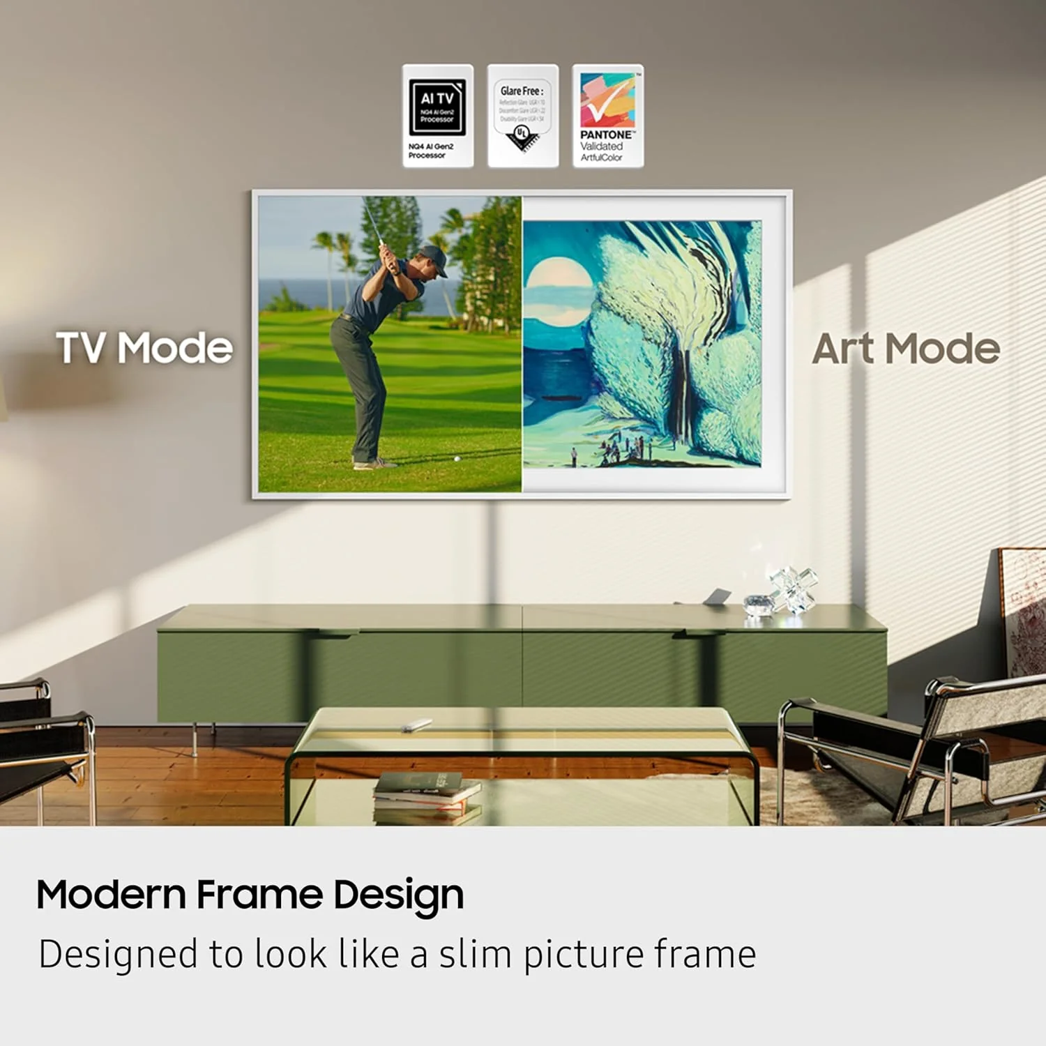 Samsung 108 cm (43 inches) The Frame Series 4K Ultra HD Smart QLED TV QA43LS03FAULXL - Image 14