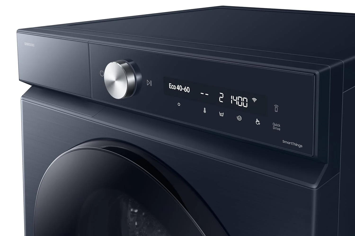 Samsung 12 kg, 5 Star, AI Control, Super Speed, Wi-Fi, Hygiene Steam with Inbuilt Heater, Digital Inverter, Fully-Automatic Front Load Washing Machine (WW12DB8B54GSTL, Navy) - Image 8