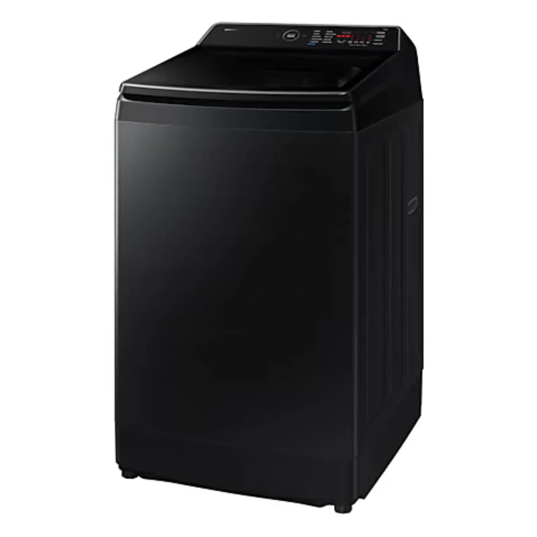 Samsung 12 kg 5 Star AI Wash Top Load Washing Machine with Heater, Eco Bubble, BubbleStorm, Dual Storm Pulsator, Soft Close Lid, Black Caviar (WA80F12B6B, 2025 Model) - Image 9