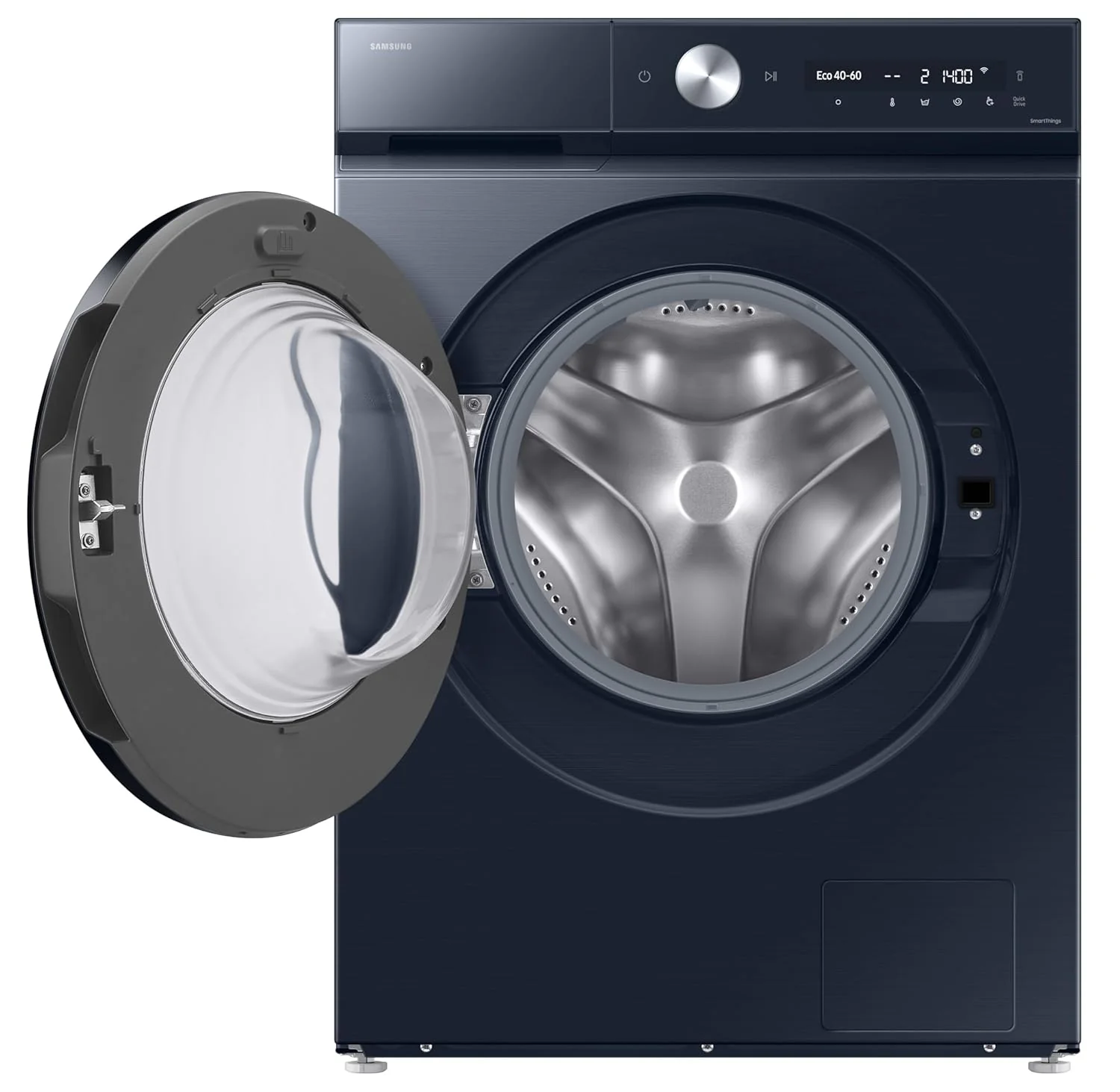 Samsung 12 kg, 5 Star, Super Speed, Wi-Fi, Hygiene Steam with Inbuilt Heater, Digital Inverter, Fully-Automatic Front Load Washing Machine (WW12DG5B24ASTL, Navy) - Image 4
