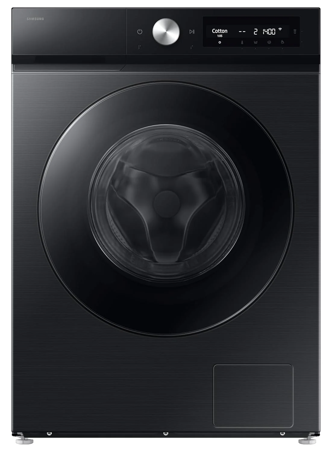 Samsung 12 kg (Wash) / 7 kg (Dry), 5 Star, AI EcoBubble, AI Control, AI Energy Mode, Air Wash, Hygiene Steam, Wi-Fi, Digital Inverter, Fully-Automatic Front Load Washer Dryer (WD12FB7B34GBTL, Black) - Image 5