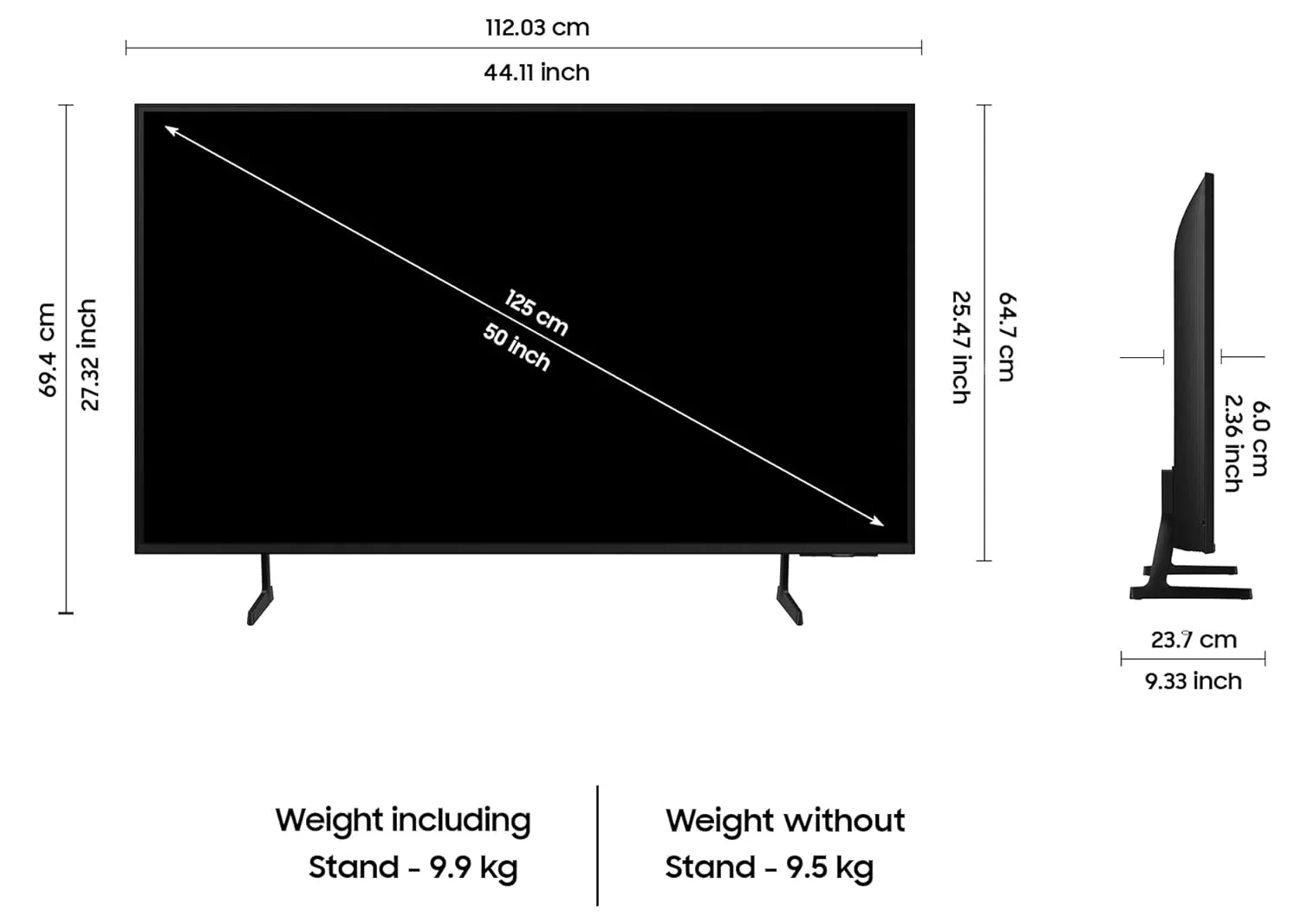 Samsung 125 cm (50 inches) 4K Ultra HD Smart LED TV UA50DU7700KLXL (Black) - Image 5