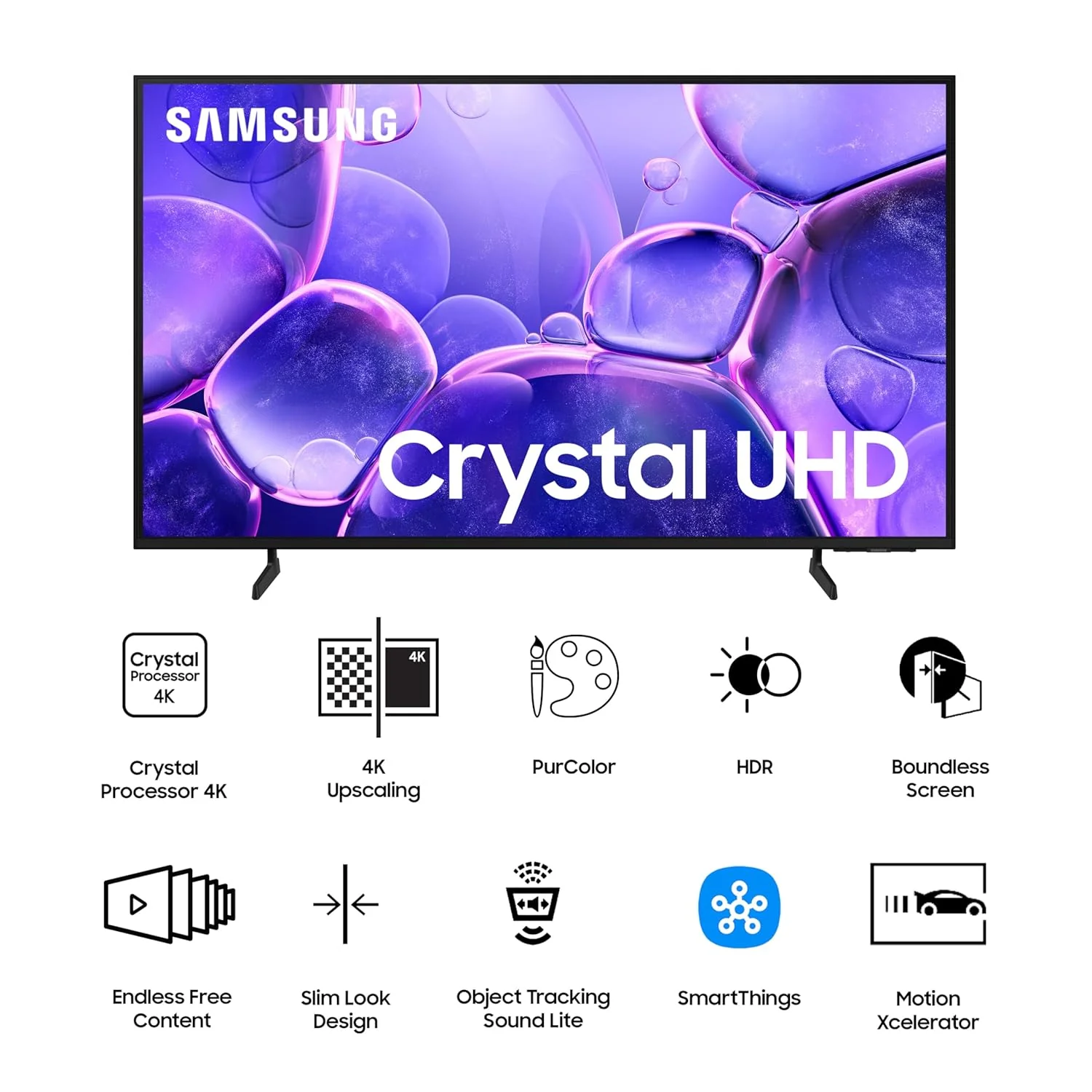 Samsung 125 cm (50 inches) Crystal 4K Ultra HD Smart LED TV UA50U8100FULXL (Black) - Image 9