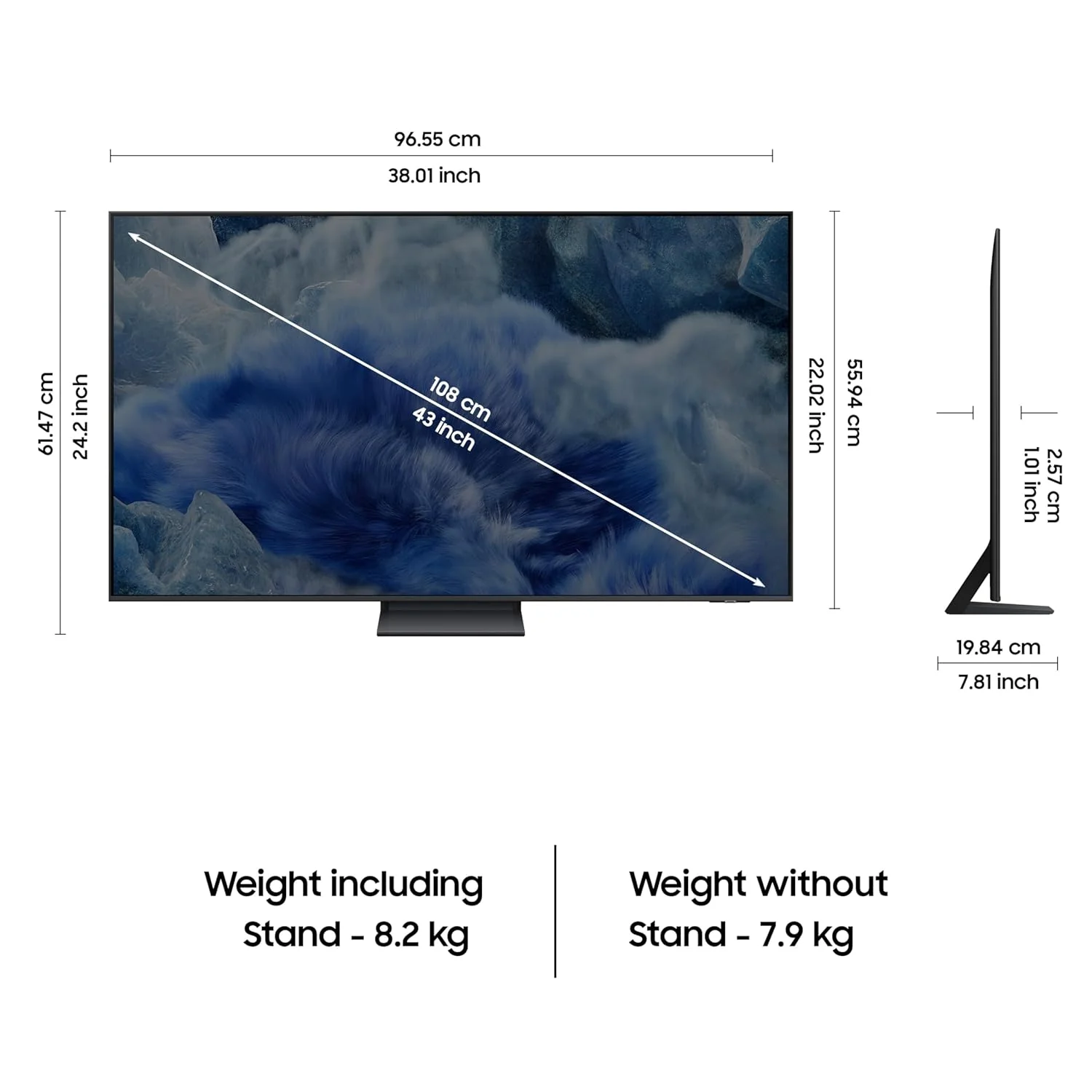 Samsung 138 cm (43 inches) 4K Ultra HD QLED Smart TV QA43Q8FAAULXL (Black) - Image 15