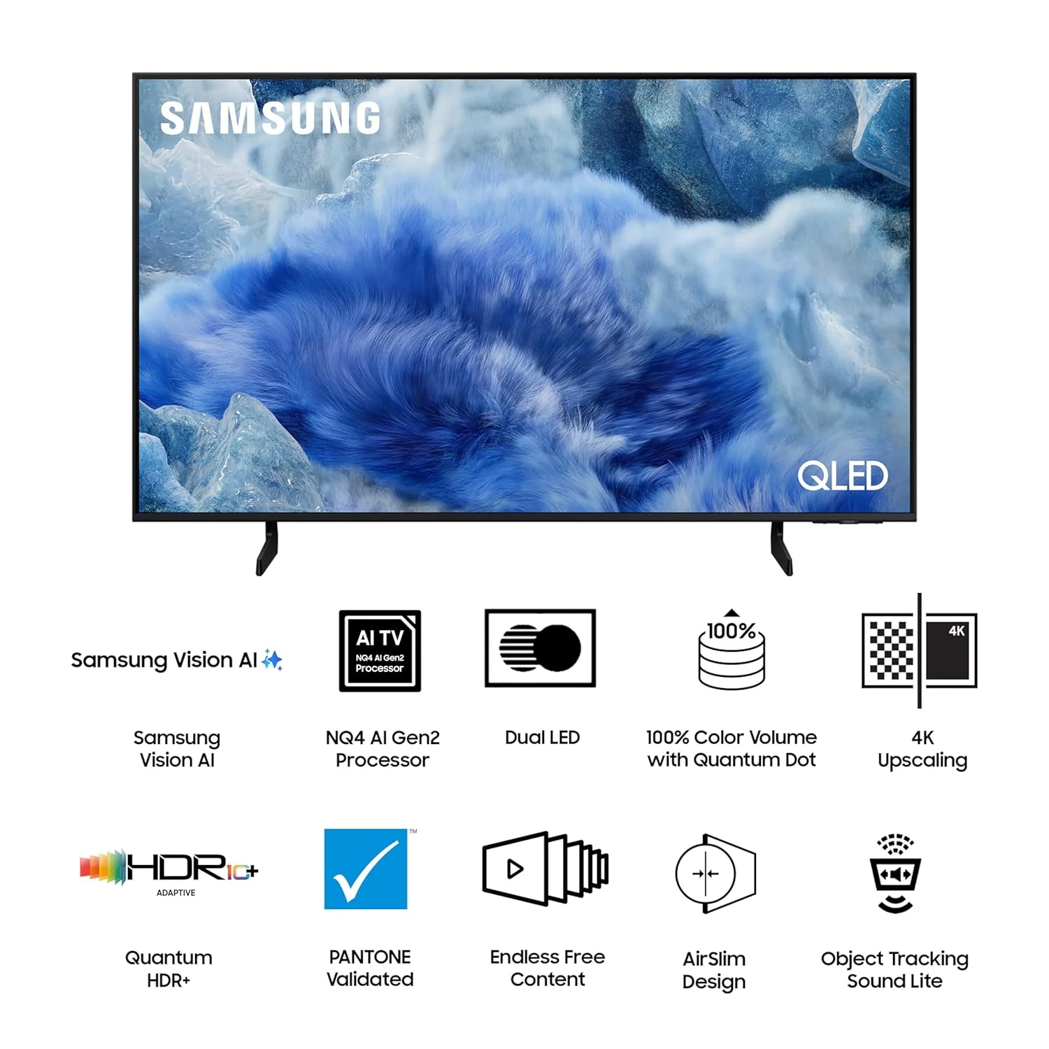 Samsung 138 cm (55 inches) 4K Ultra HD QLED Smart TV QA55Q8FAAULXL (Black) - Image 2