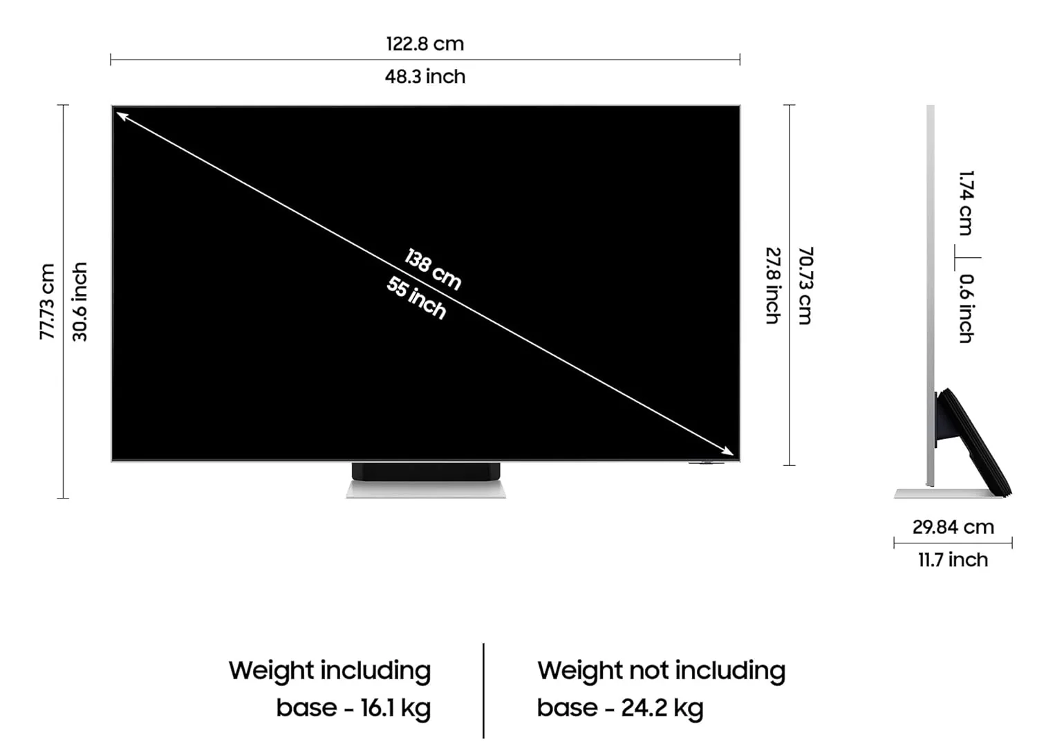 Samsung 138 cm (55 inches) 4K Ultra HD Smart NEO QLED TV QA55QN95BAKLXL (Bright Silver) - Image 5