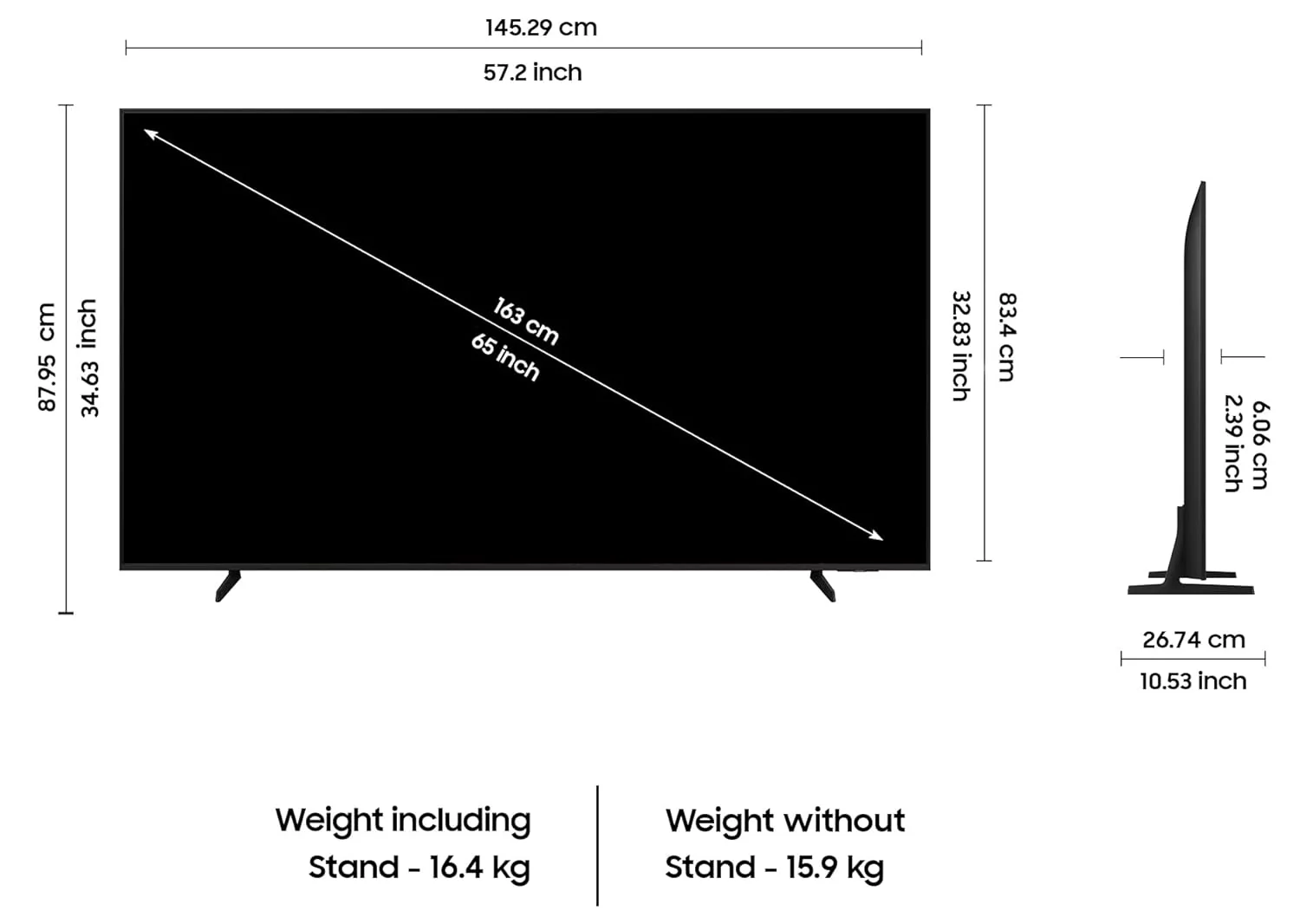 Samsung 163 cm (65 inches) 4K Ultra HD Smart LED TV UA65DU7700KLXL (Black) - Image 10