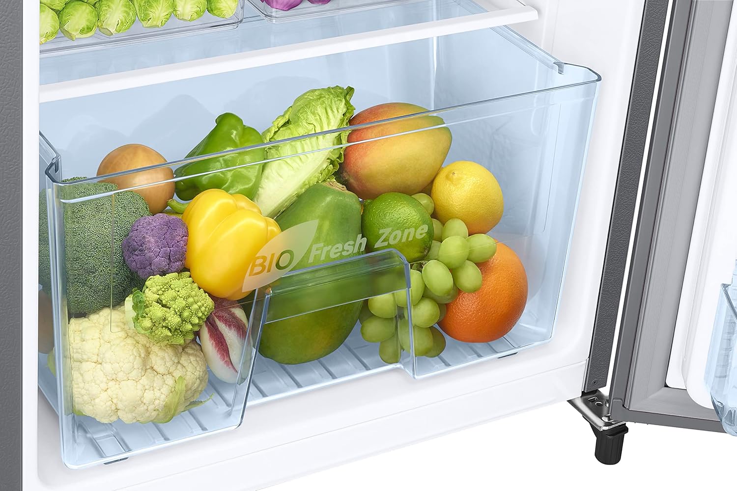 Samsung 183 L, 3 Star, Digital Inverter, Direct-Cool Single Door Refrigerator (RR20C2Y23S8/NL, Silver, Elegant Inox) - Image 6