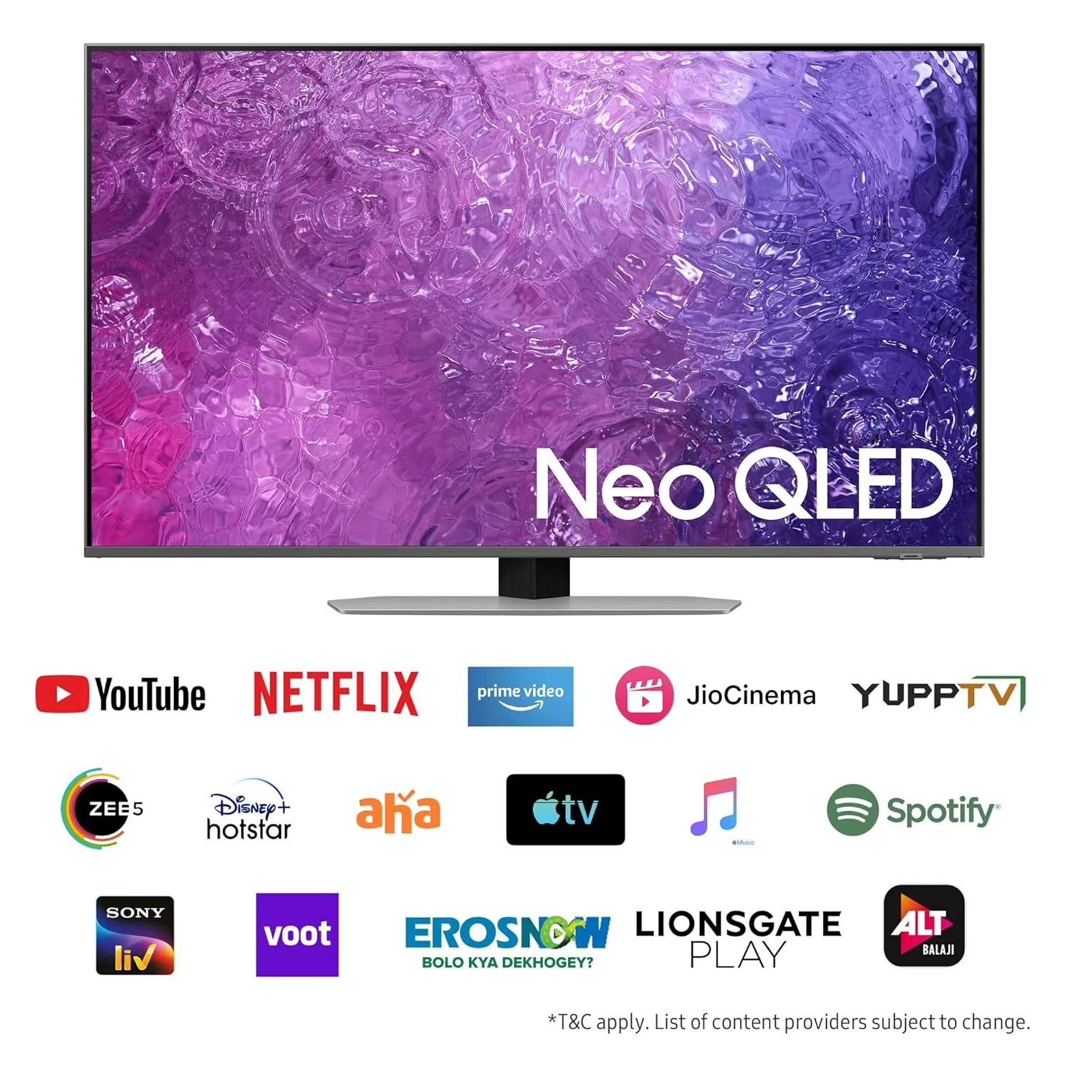 Samsung 189 cm (75 inches) 4K Ultra HD Smart Neo QLED TV QA75QN90C (Carbon Silver) - Image 8