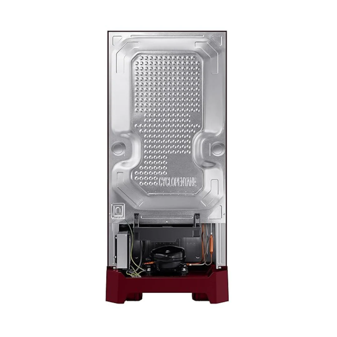Samsung 189L 5 Star Inverter Direct-Cool Single Door Refrigerator (RR21C2H25RZ/HL,Midnight Blossom Red) Base Stand Drawer ,Free 1 Year Extended warranty - Image 4