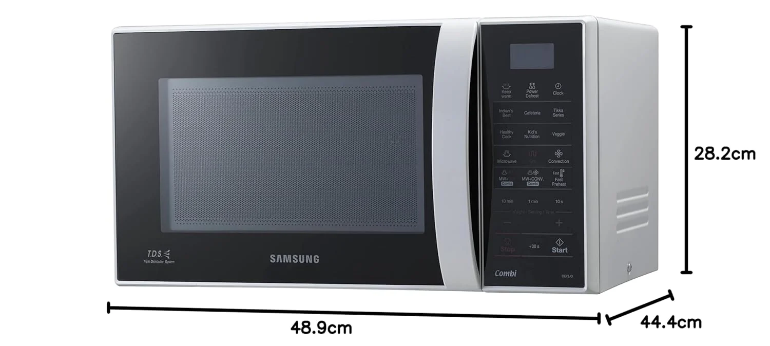 Samsung 21 L Convection Microwave Oven (CE73JD1/XTL, Silver) - Image 3