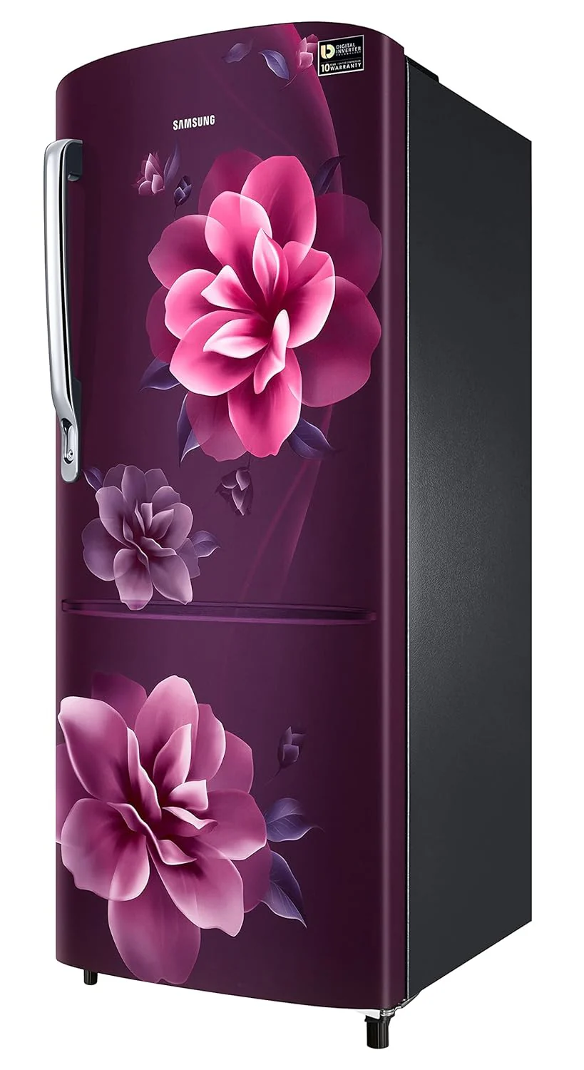 Samsung 223L 3 Star Inverter Direct-Cool Single Door Refrigerator Appliance (RR24C2723CR/NL,Camellia Purple) - Image 8