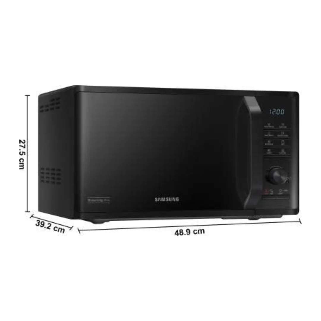 Samsung 23 L Grill Microwave Oven (MG23A3515AK/TL, Black, Various Auto Cook Programs, Keep Warm, Quick Defrost, LED Display, Ceramic Enamel Cavity, Wire Rack with 10 year warranty) - Image 2