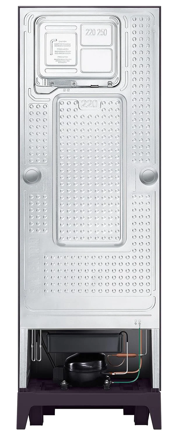 Samsung 236L 2 Star Inverter Frost-Free Double Door Refrigerator (RT28C31429R/HL,Paradise Bloom Purple) Base Stand Drawer - Image 8