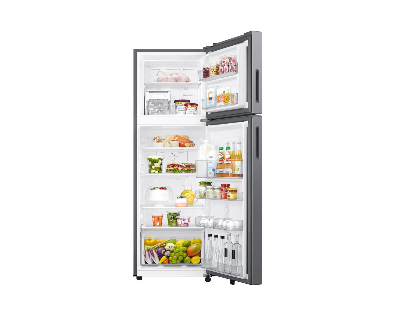 Samsung 256 L Double Door Frost Free Refrigerator (RT40H30W2P), All Around Cooling, Toughened Glass Shelves, Stabilizer Free Operation, Energy Efficient, Elegant Finish - Image 7