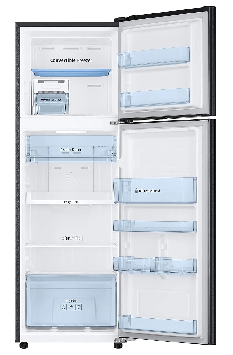 Samsung 256L 2 Star Inverter Frost-Free Convertible 3 In 1 Double Door Refrigerator Appliance (RT30C3732BX/HL,Luxe Brown) - Image 10