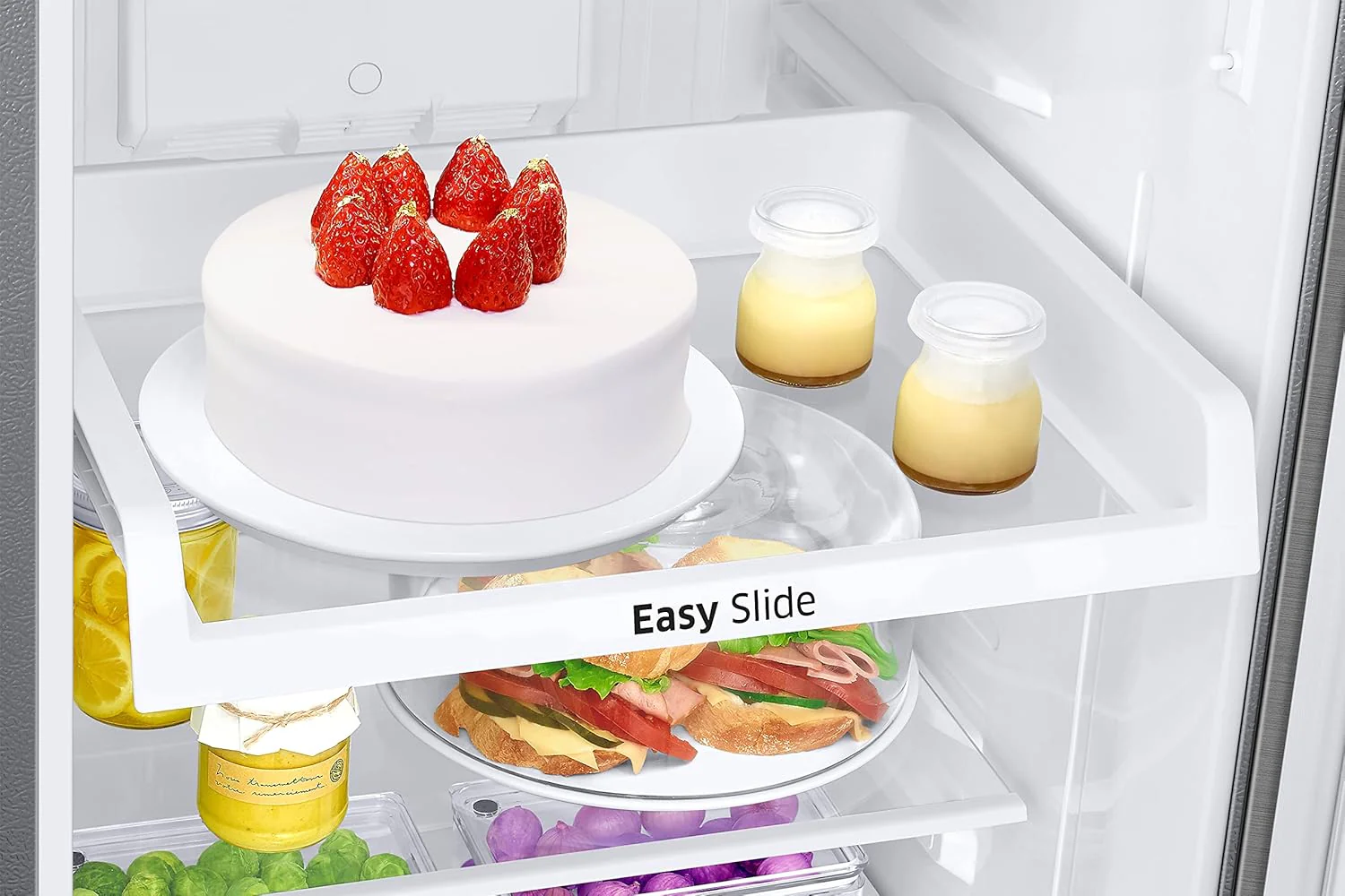 Samsung 256L 2 Star Inverter Frost-Free Convertible 3 In 1 Double Door Refrigerator Appliance (RT30C3732S8/NL,Elegant Inox) - Image 2