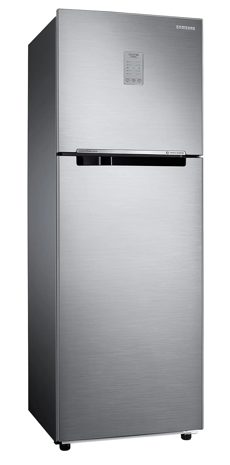 Samsung 256L 2 Star Inverter Frost-Free Convertible 3 In 1 Double Door Refrigerator Appliance (RT30C3732S8/NL,Elegant Inox) - Image 3