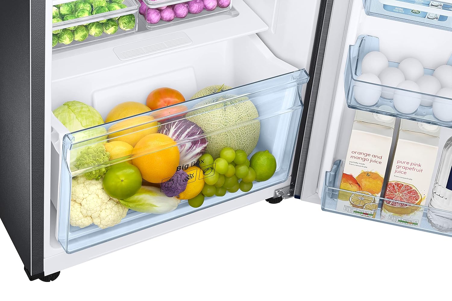 Samsung 256L 2 Star Inverter Frost-Free Double Door Refrigerator Appliance (RT30C3032GS/HL,Gray Silver) - Image 3