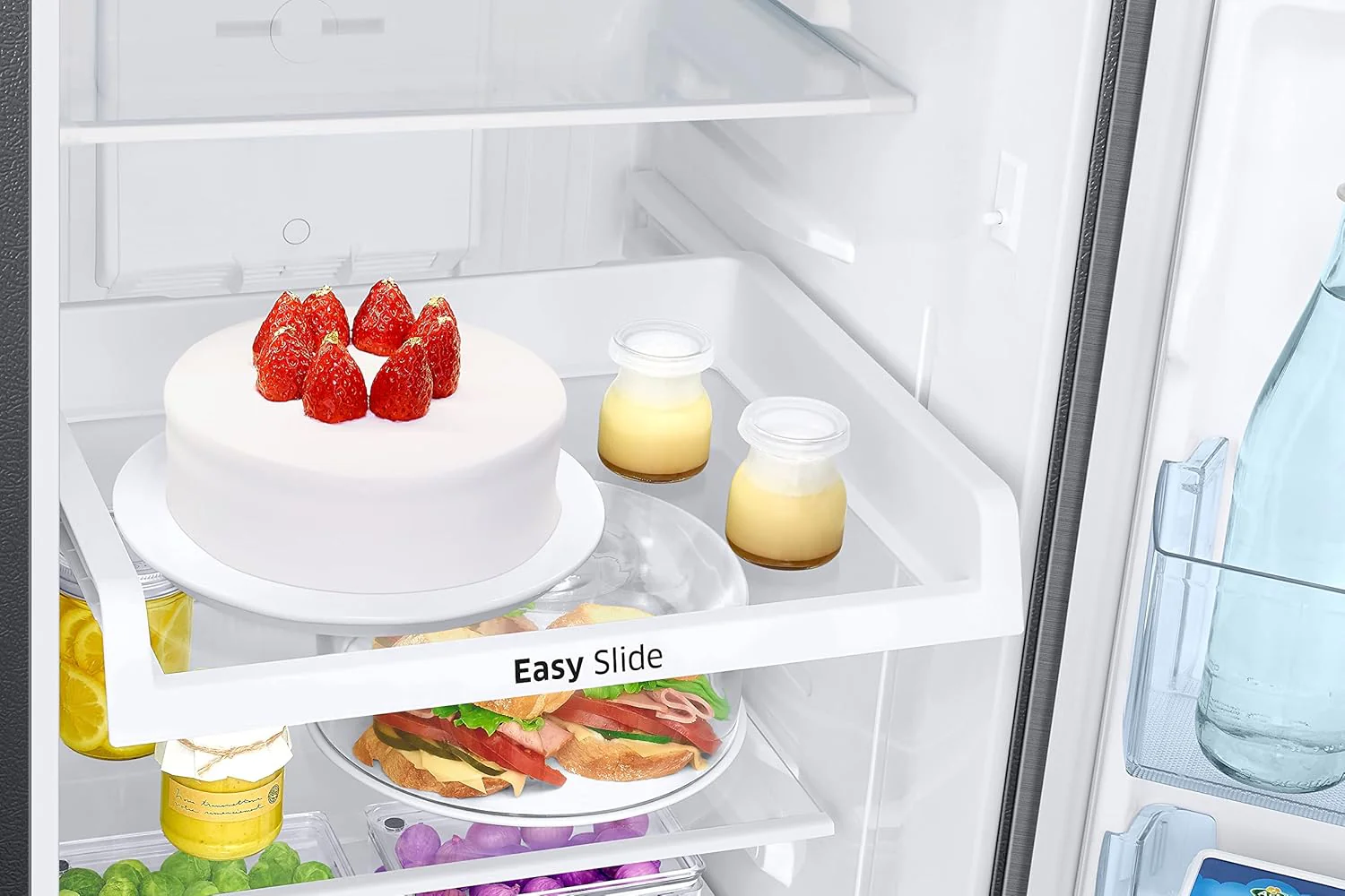 Samsung 256L 2 Star Inverter Frost-Free Double Door Refrigerator Appliance (RT30C3032GS/HL,Gray Silver) - Image 4