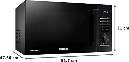 Samsung 28L Convection Microwave Oven (MC28A5147VK/TL, Black, 10 Yr warranty) - Image 4