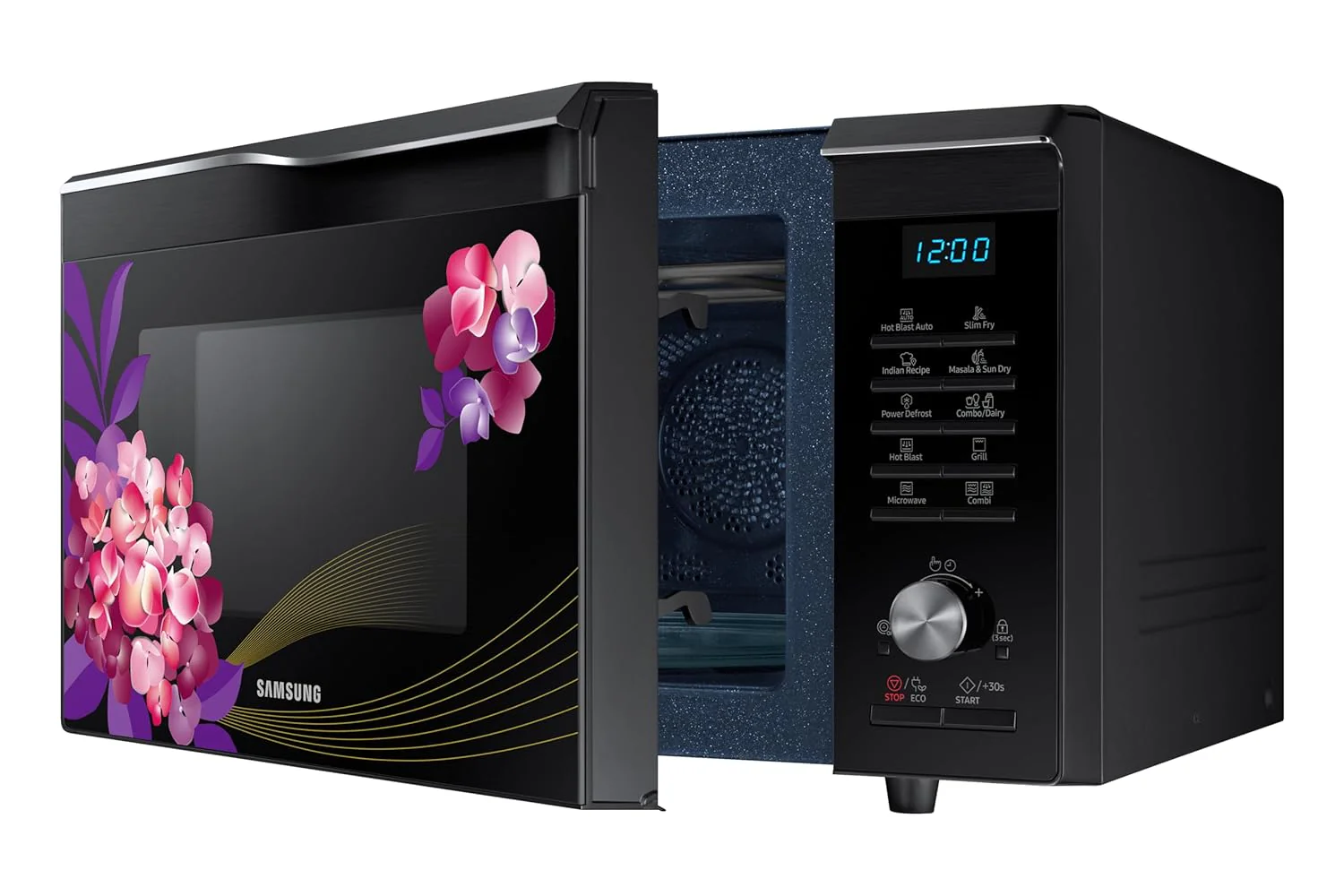 Samsung 28L Convection Microwave Oven (MC28M6036CH/TL, Black &amp; Pattern, 10 Yr warranty) - Image 6