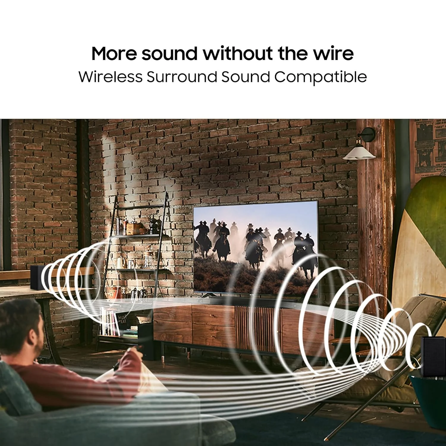 Samsung 300 W 2.1 ch Dolby Audio Soundbar, DTS Virtual:X, Surround Sound Expansion, Bluetooth, Optical in, USB, Wireless Subwoofer (HW-C450/XL, Black) - Image 9