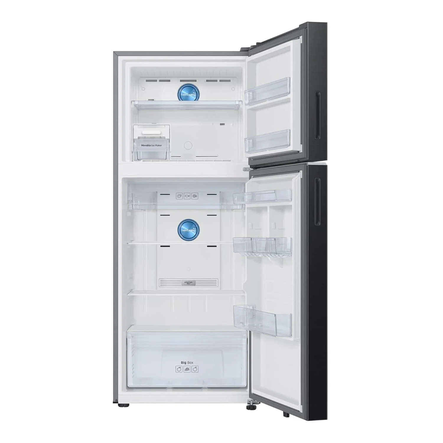 Samsung 396 L, 2 Star, Convertible 5-in-1, Digital Inverter, Frost Free Double Door, Bespoke AI WiFi Enabled Refrigerator (RT41DG6A2BB1, Black Matte, 2025 Model) - Image 4