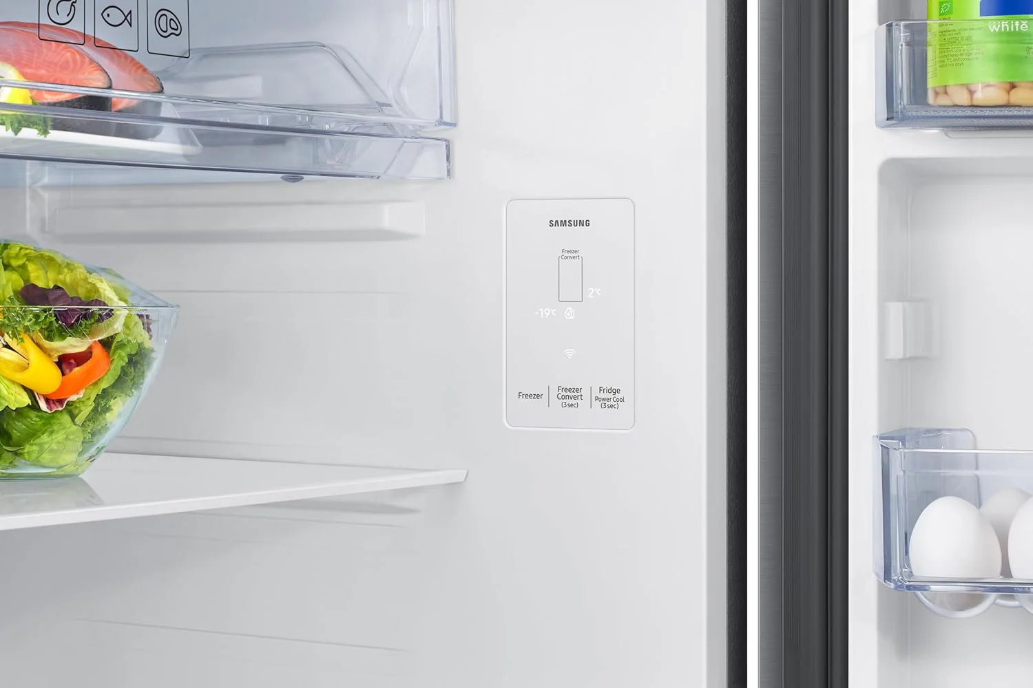 Samsung 419 L, 2 Star, Convertible 5-in-1, Digital Inverter, Frost Free Double Door, Bespoke AI WiFi Enabled Refrigerator (RT45DB6A4B22, Silver, Elegant Inox) - Image 2