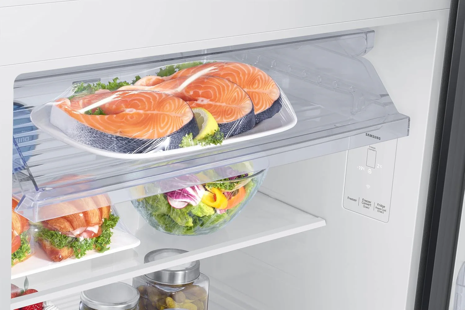 Samsung 419 L, 3 Star, Convertible 5-in-1, Digital Inverter, Frost Free Double Door, Bespoke AI WiFi Enabled Refrigerator (RT45DG6A4DBXHL, Luxe Black) - Image 4